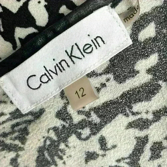 Calvin Klein Black and White Dress size 12​​ - Picture 6 of 6